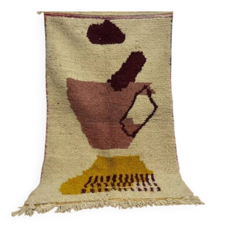 Handwoven wool Berber rug 150/250 cm