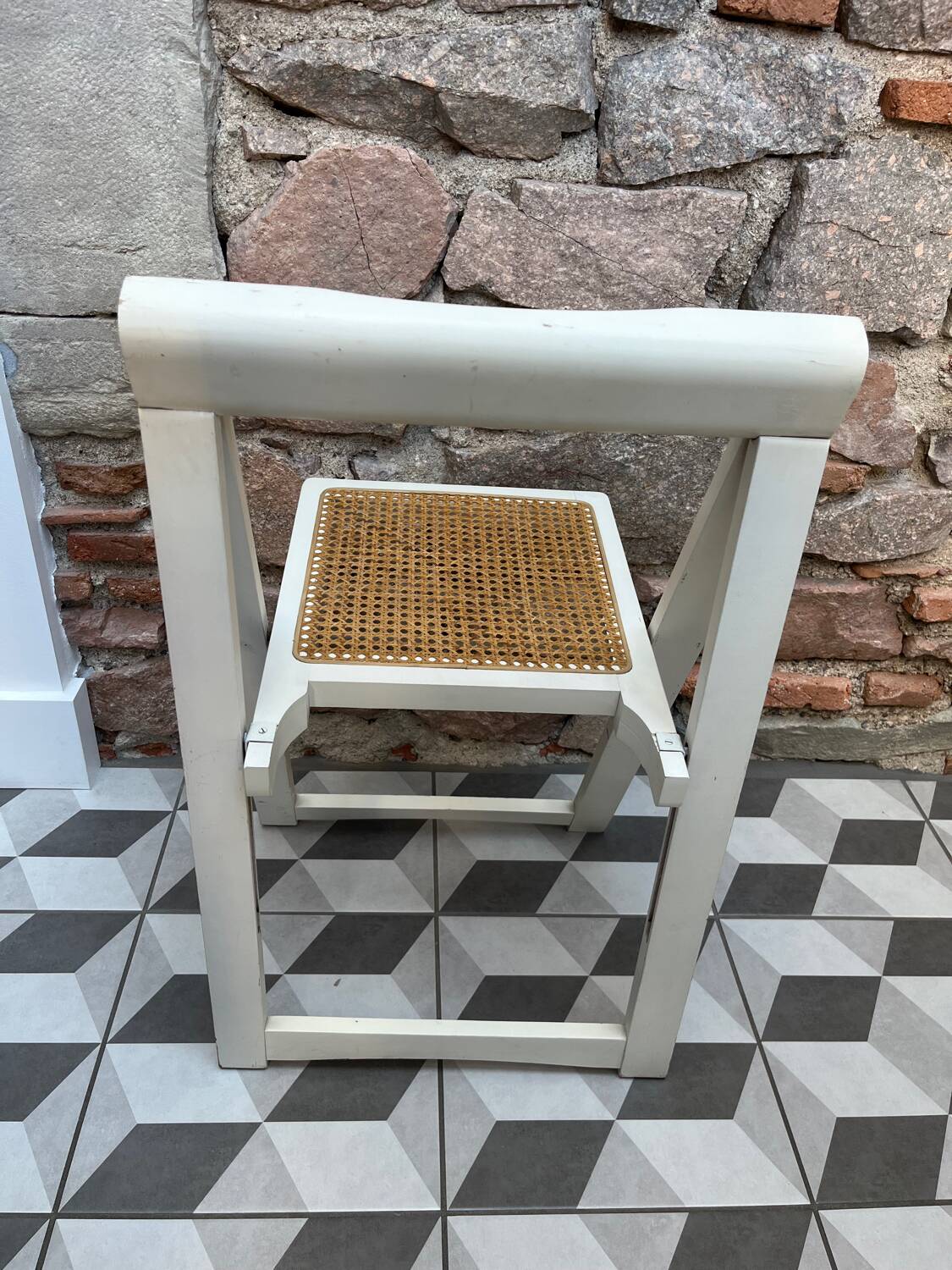 "Trieste" folding cane chair Jacober