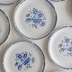 Set of 10 Moulin des Loups dinner plates, Alain