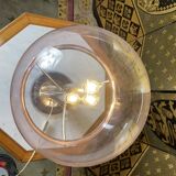 Lamp in chrome and plexiglass 1970