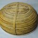Rattan and brass basket, Italy, 1970