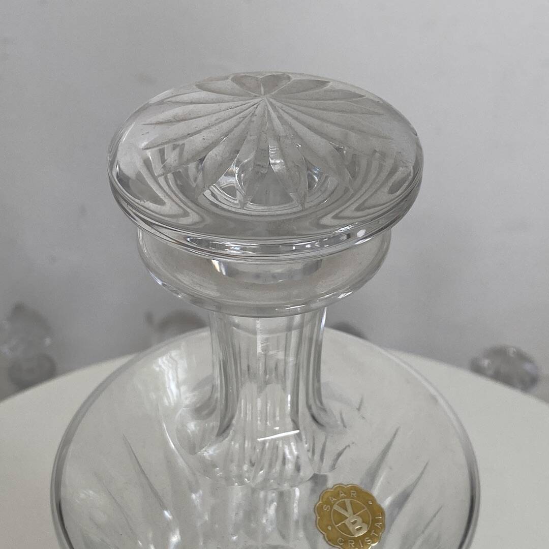Vintage crystal carafe