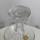 Carafe en cristal vintage
