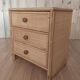 Table de chevet en rotin