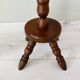 Small antique side table in solid wood