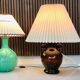 Vintage Italian Murano glass amphora-shaped table lamp, 1950s