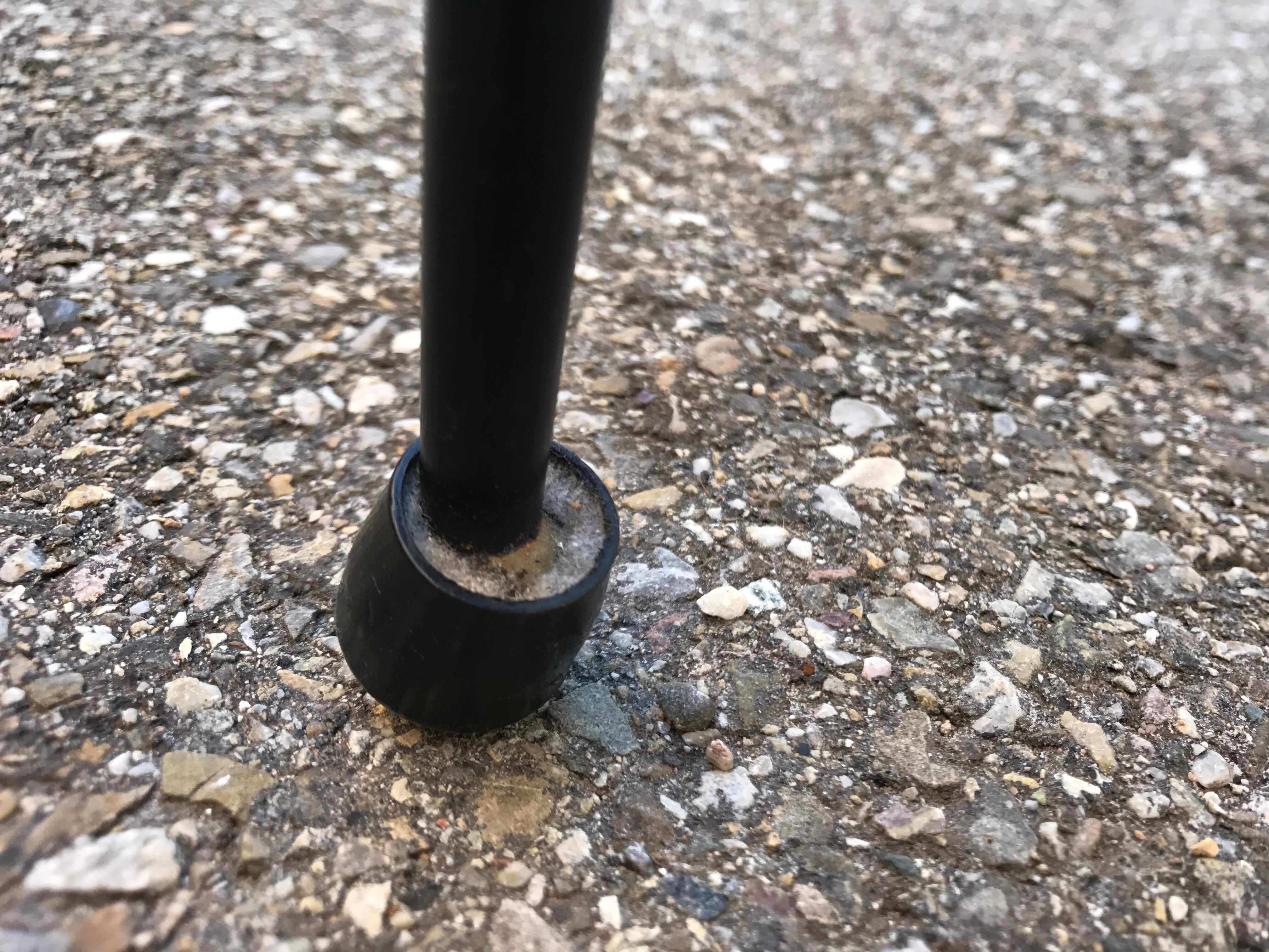 Series of 4 metal and formica chairs 1950/1960