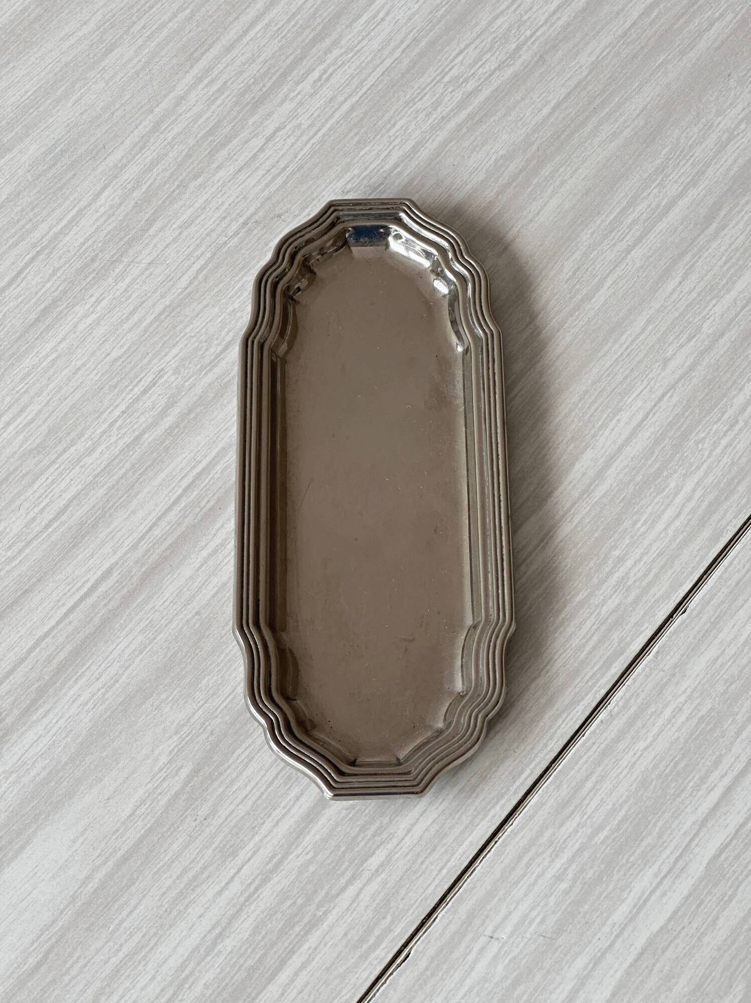 Small antique silver tray