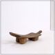 Senufo African bench in carved wood