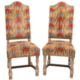 Paire de chaises hautes vintage, 1950