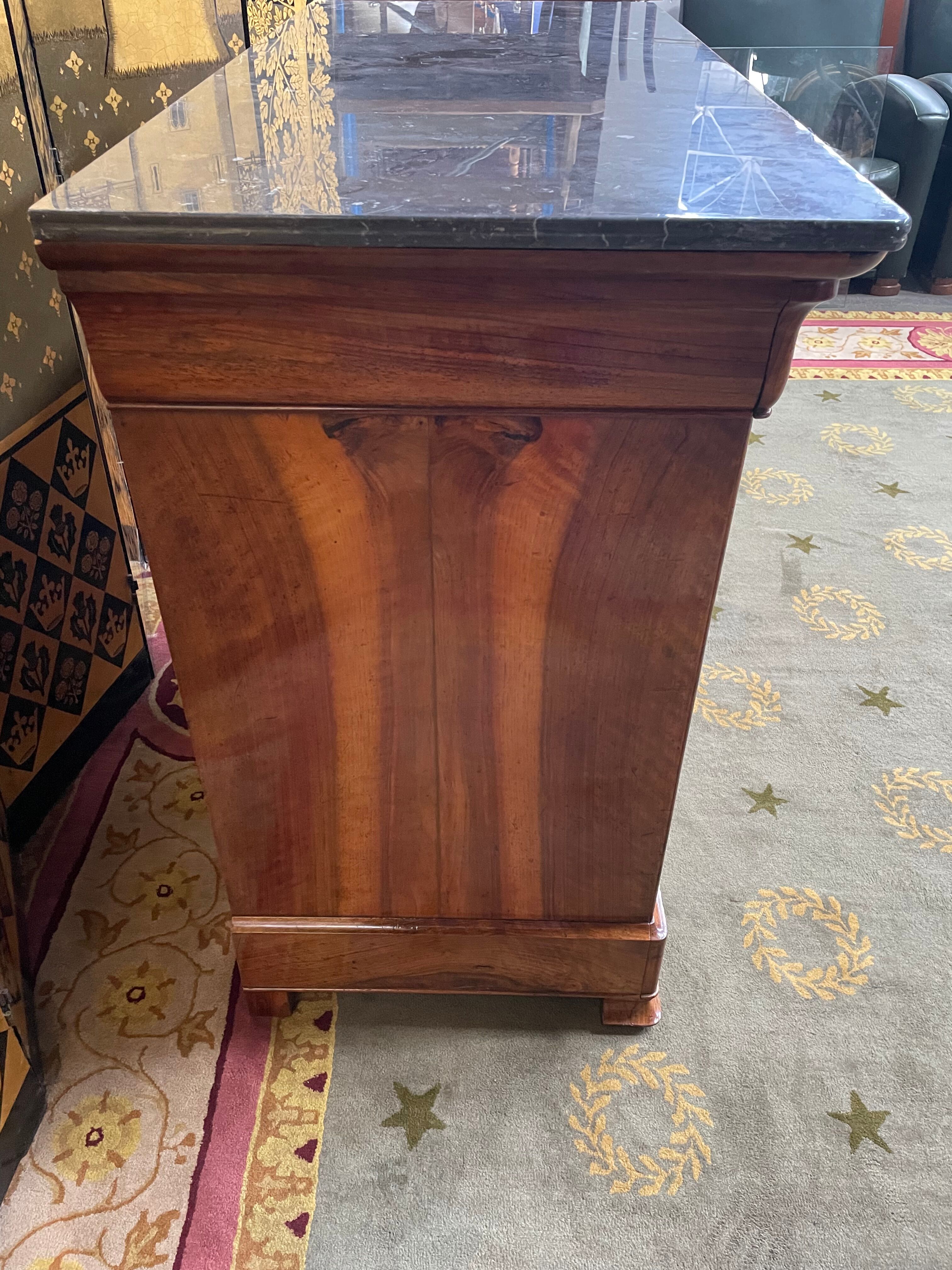 Louis Philippe period chest of drawers restored