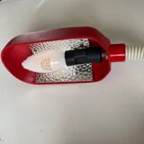 Vintage red articulated desk lamp Italy