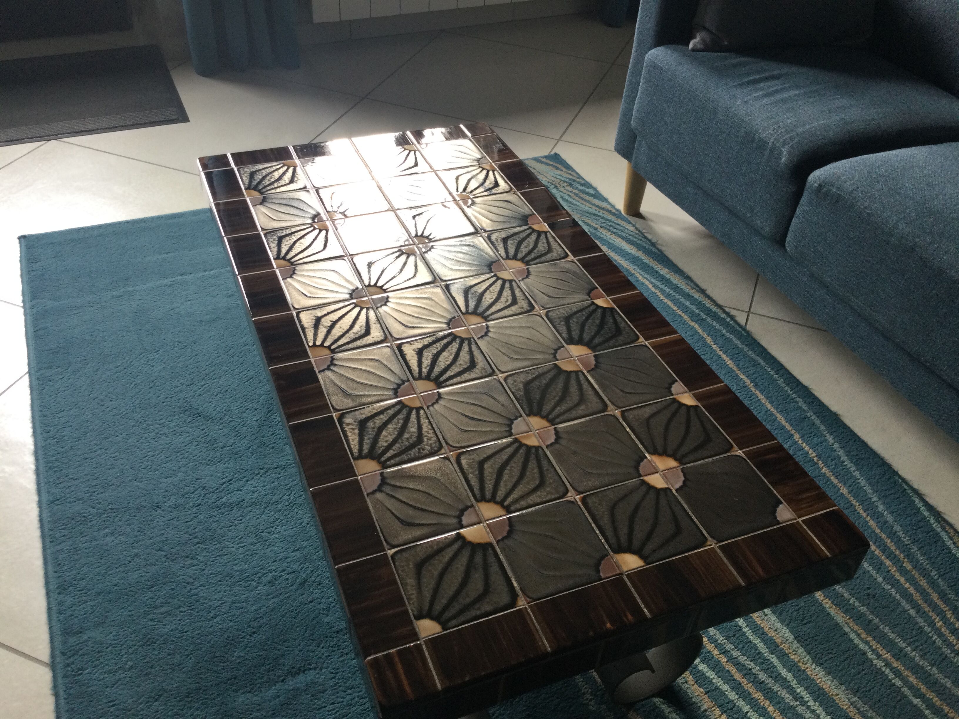 Vintage ceramic coffee table