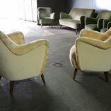 Organic year 50-60 club chairs pair