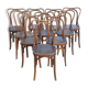 10 chaises Jacob & Joseph Kohn en bois courbé 1900