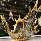 Bayel crystal bowl and gilding, 1950-60