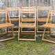 Lot de 6 chaises pliantes en bois