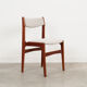 Ensemble de quatre chaises en teck, design danois, années 1970, production: Danemark