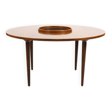Table Basse Rare Version ND-126 Wengé par Nanna Ditzel 1960