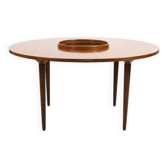 Rare Version ND-126 Wengé Coffee Table by Nanna Ditzel 1960