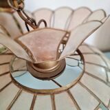 Vintage suspension in mother-of-pearl and brass