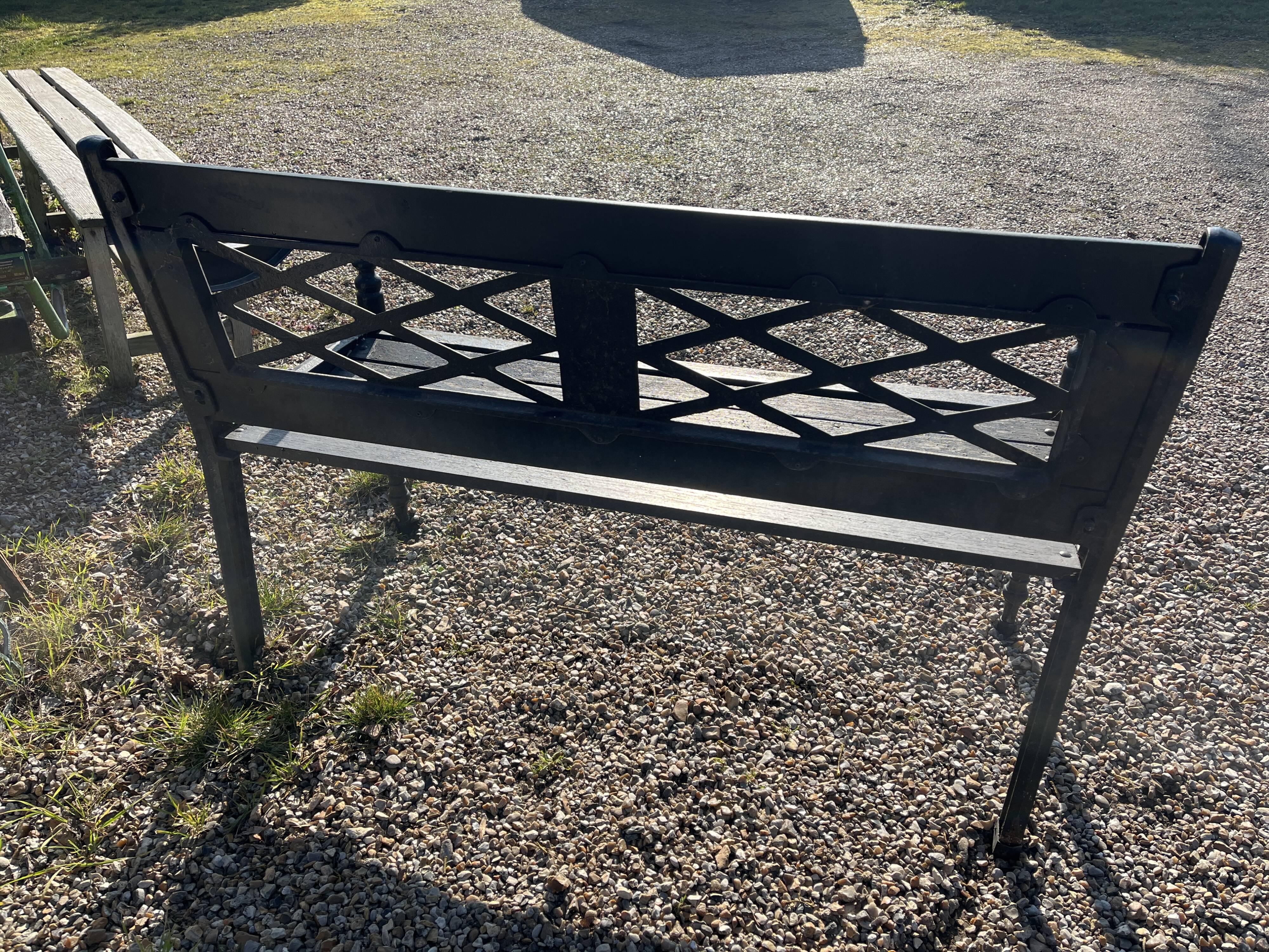 Banc de jardin fonte et bois