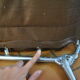 Vintage sunbathing deckchair 70s