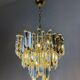 Four-tier cascade chandelier by Venini, Murano glass, Italy 1970s