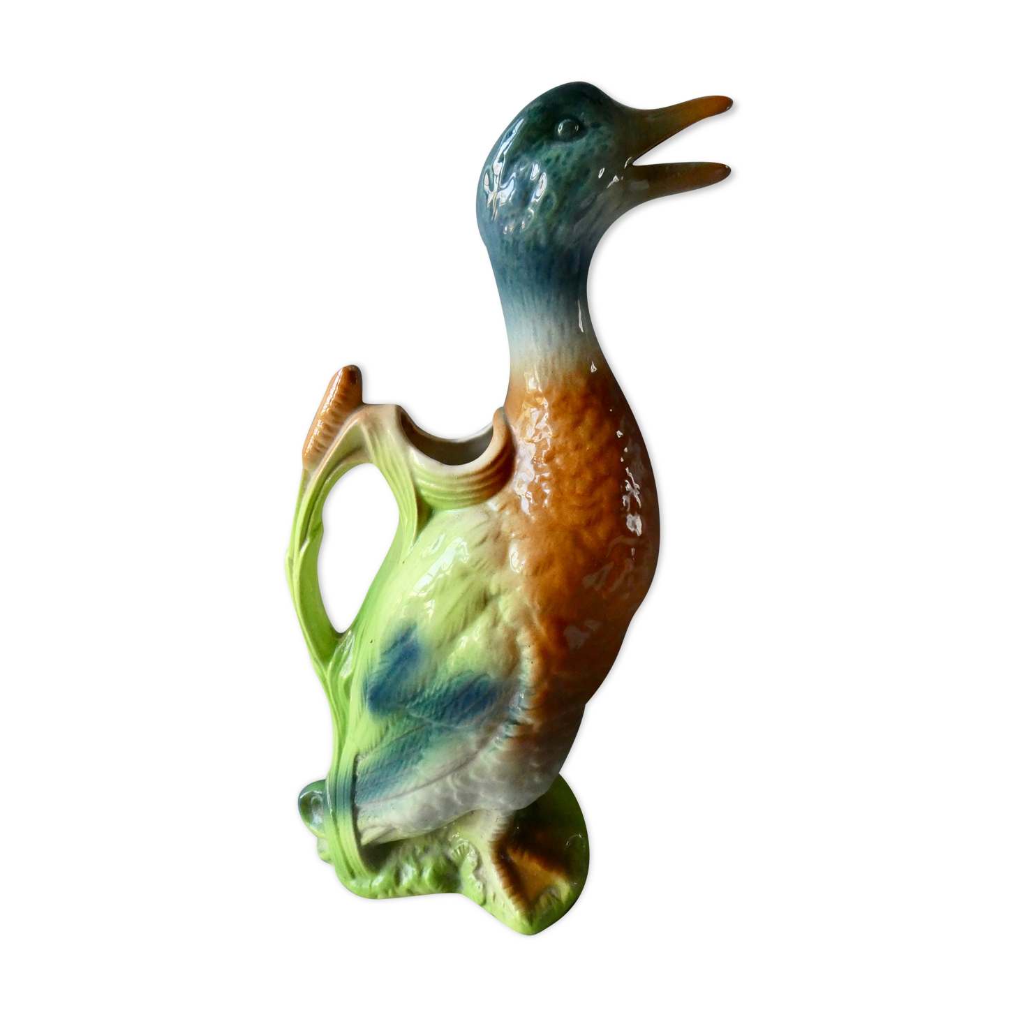 Pitcher in duck-shaped dabbling, Saint Clement France