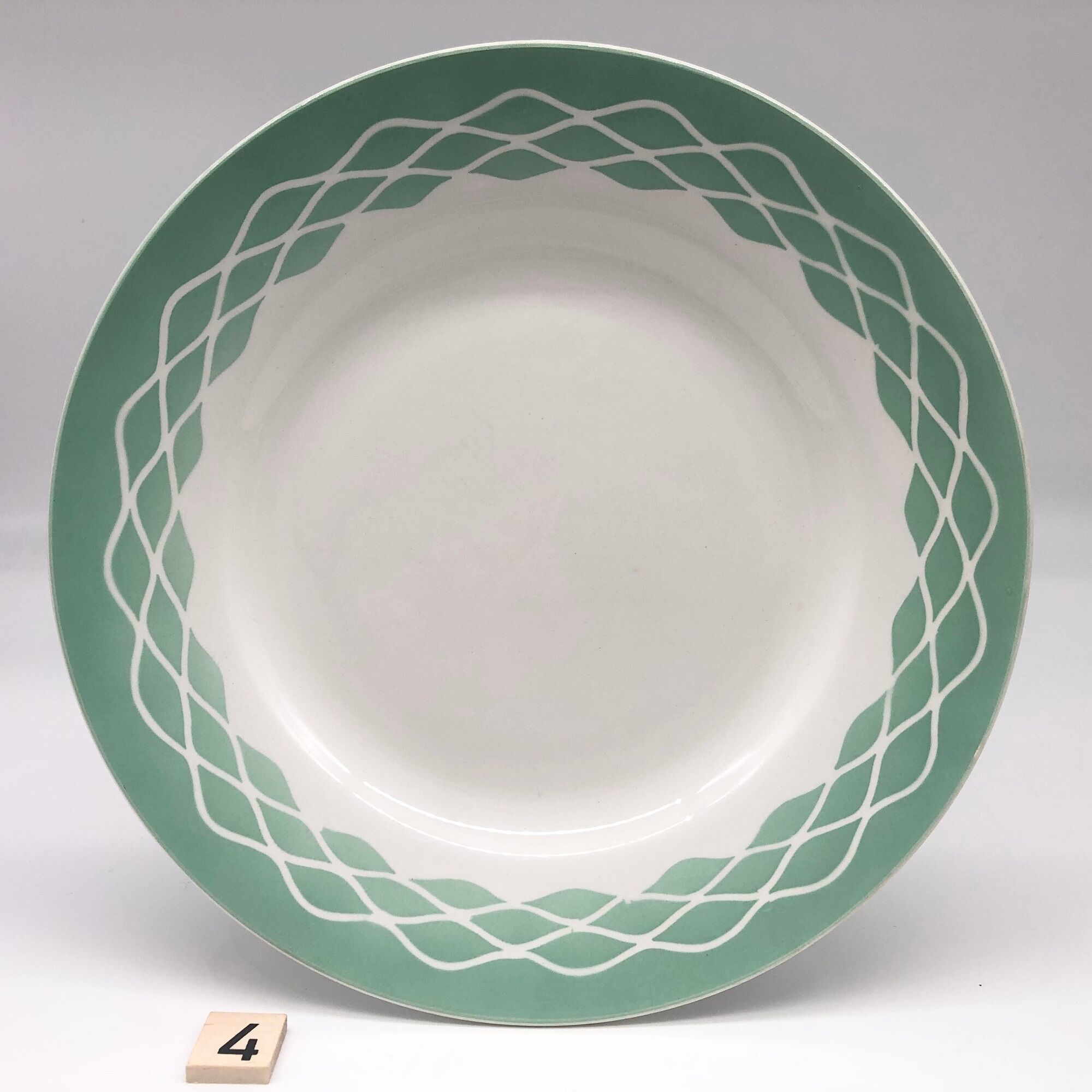 6 flat plates "Digoin Sarreguemines"- model Lola