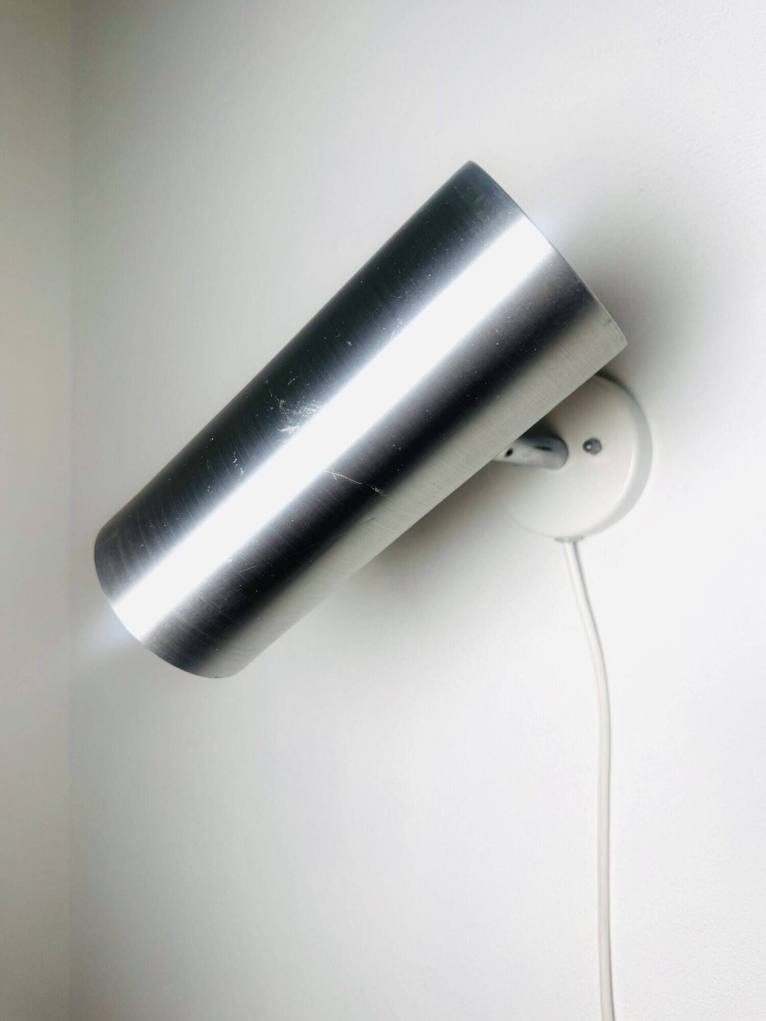 Cylindrical C-1582 Metallic Wall Lamps By Raak Amsterdam, The Netherlands 1960S