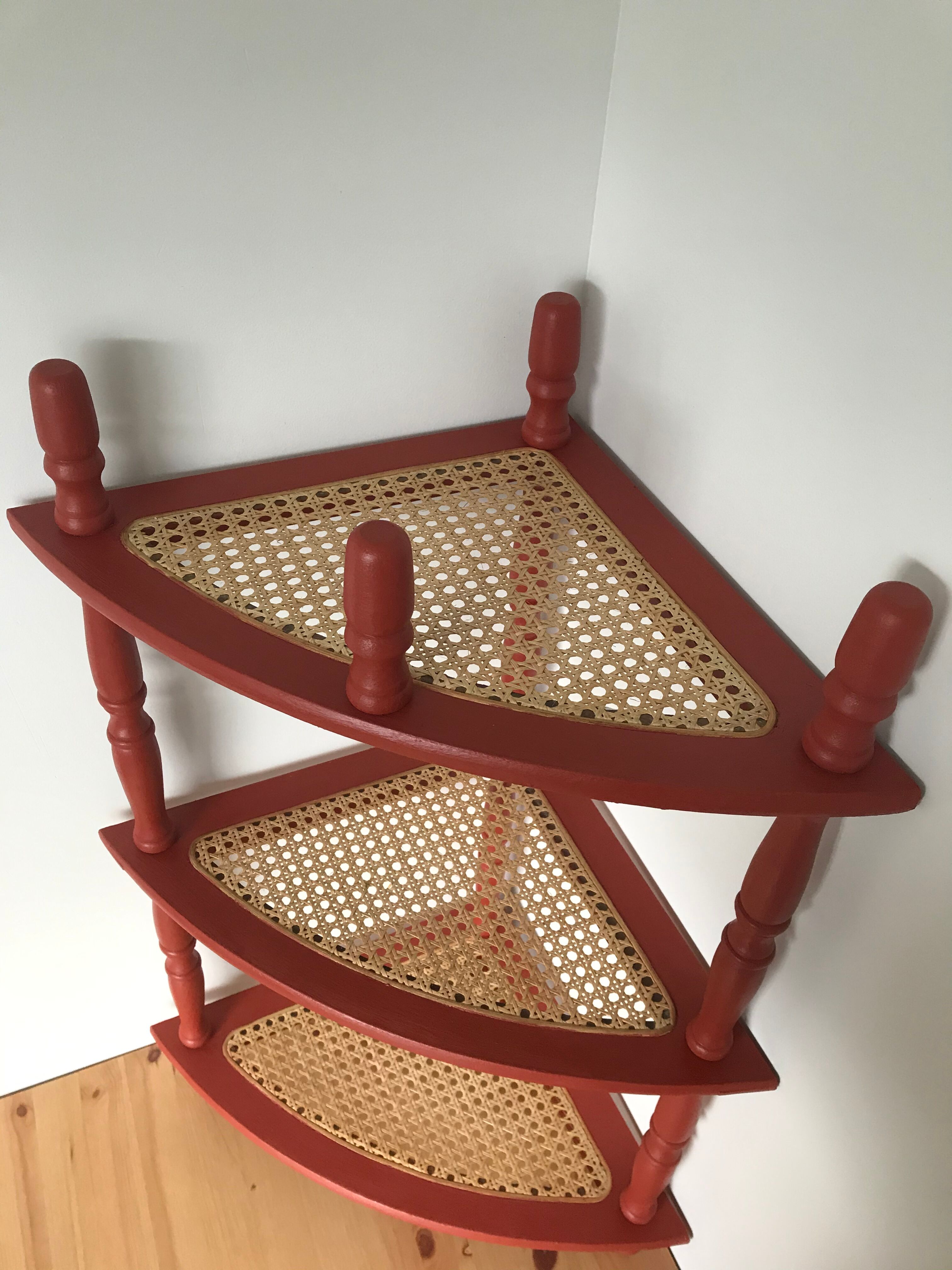 Vintage corner shelf
