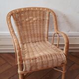 Rattan children's chair