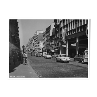 Photo print framed paris xvii rue de courcelles by day