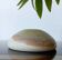 Vintage studio pottery signed - Variegated green and raw earth