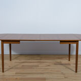 Table à manger extensible en teck danois, années 1960