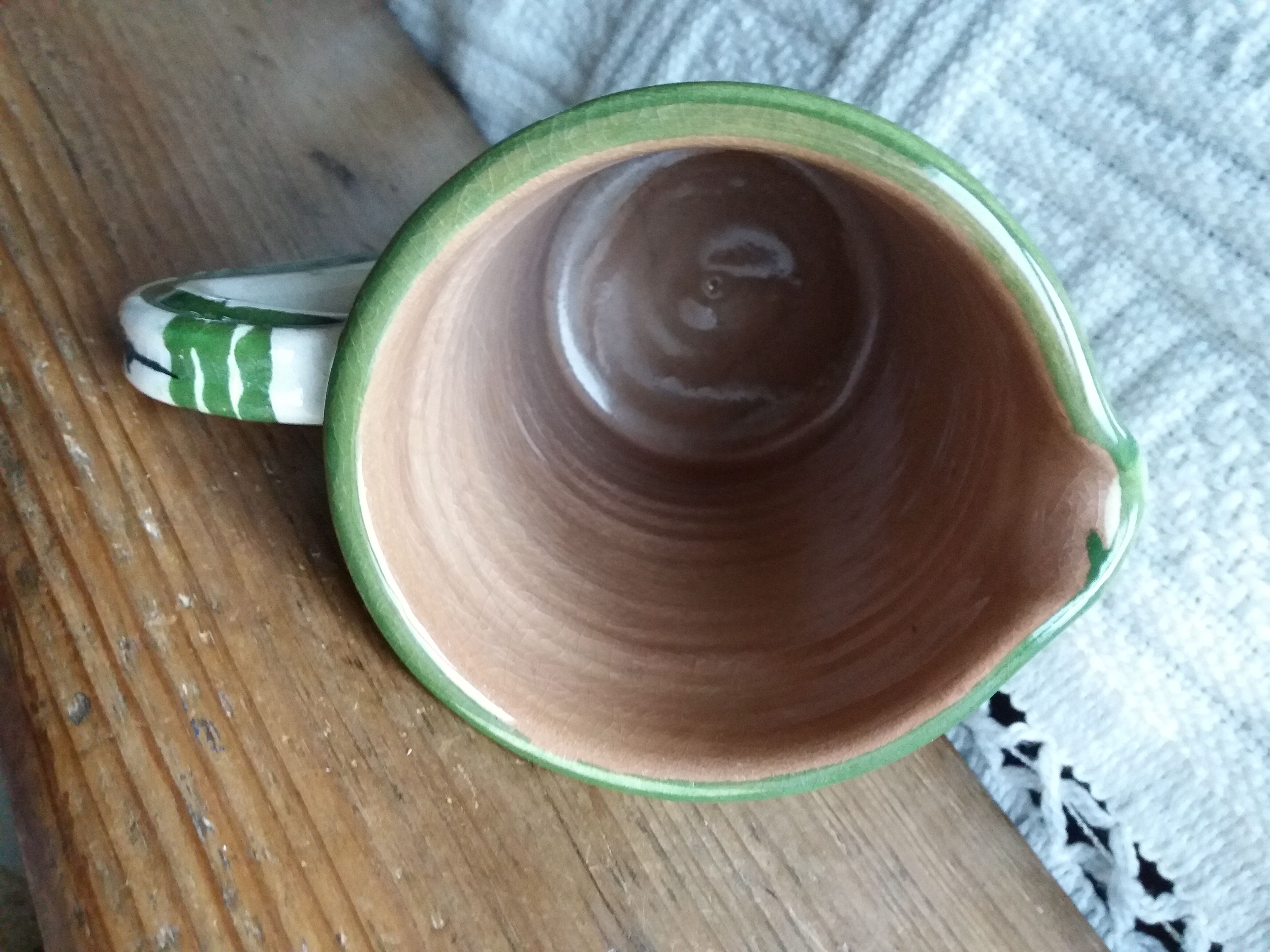 Pitcher Safi artisanal pottery Serghini Morocco