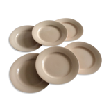 6 Ancient plates Digoin Sarreguemines years 1940