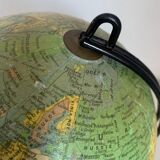 Globe vintage 1960 terrestre verre Girard et Barrère mappemonde - 27 cm