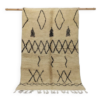 Moroccan Berber wool rug 240 x 141 Cm