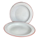 Enamelled metal plates