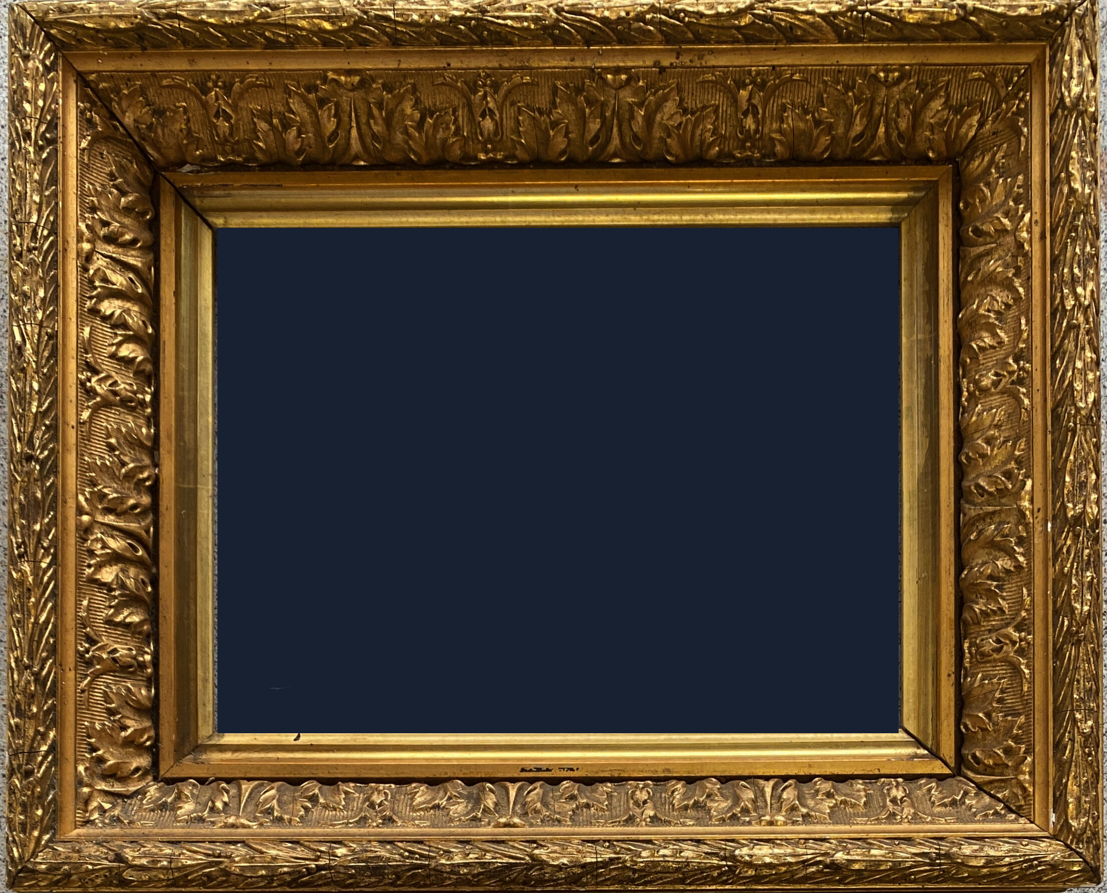 Pair of old frames Barbizon XIX° century for work of 17 / 23 cm