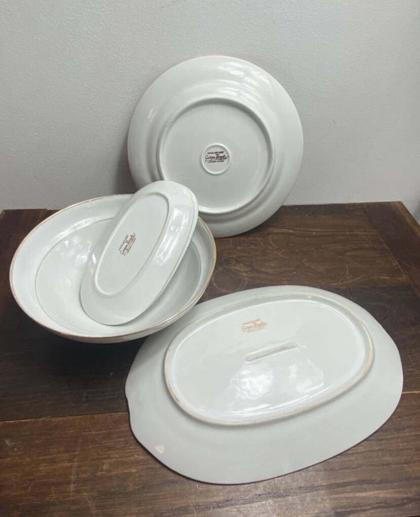 Serving dishes by Georges Boyer, Limoges, France