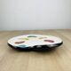 Ceramic cheese platter by Elchinger, 1950s, palette.