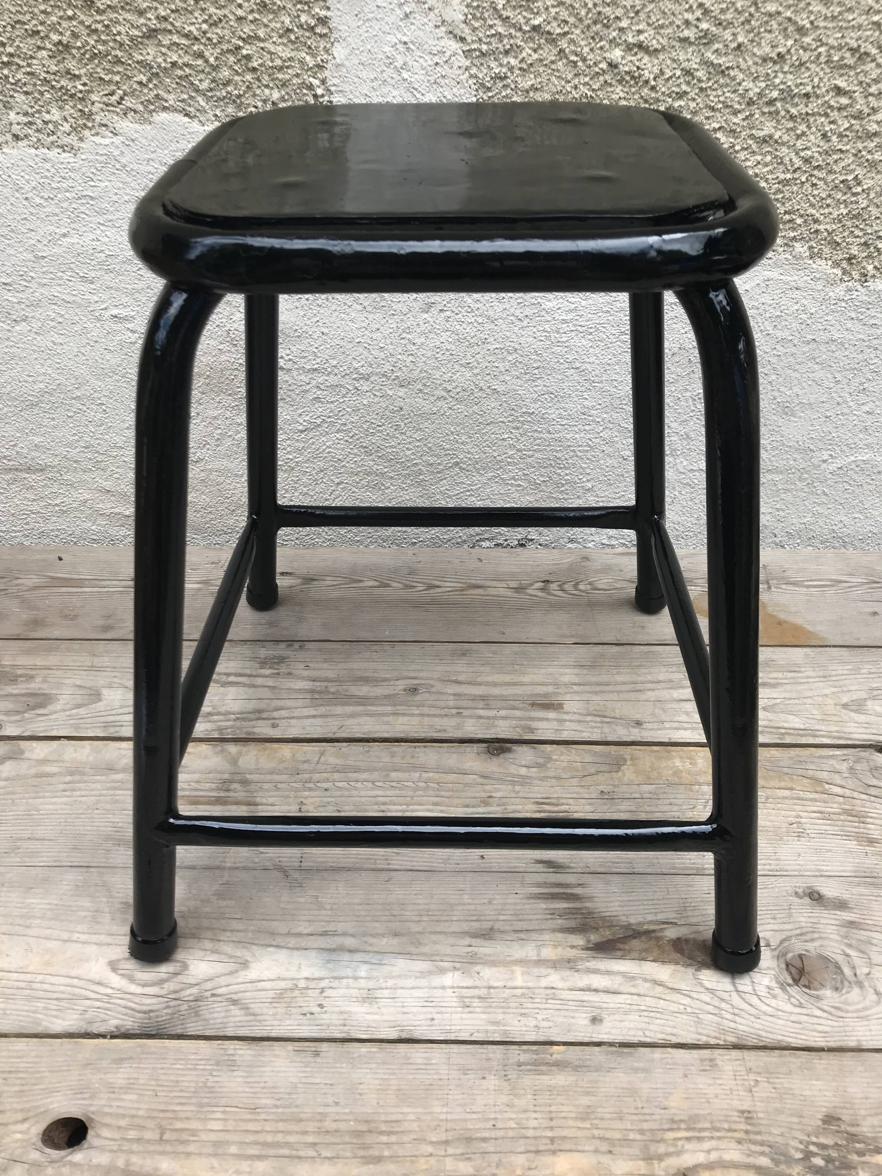 Metal workshop stool 70's