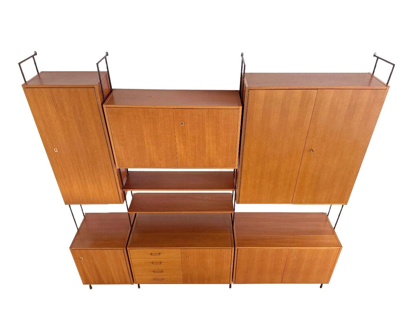 Vintage Omnia wall unit by Ernst Dieter Hilker, 1960s