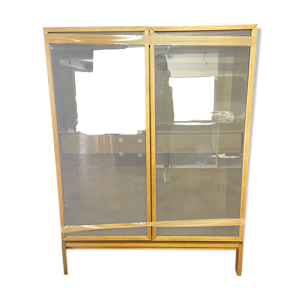 vitrine armoire en bois