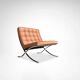 Chaise longue Barcelona MR90 de Mies van der Rohe pour Knoll