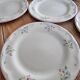 Set of 6 floral dessert plates