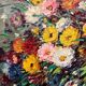 T. Daams. "Still Life with Flowers". Impressionism.
